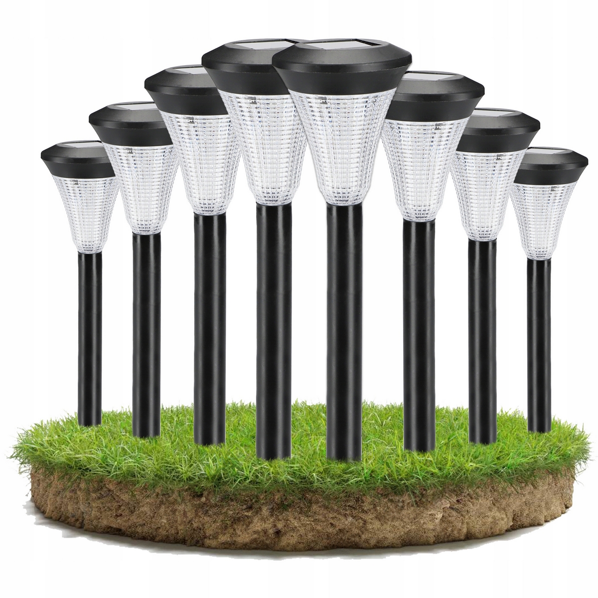 Závesné solárne svietidlo Smartled, čierne, 31 cm, 1 ks.